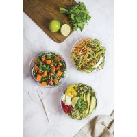Vegware 185 Serie kompostierbare Salatschüsseln...