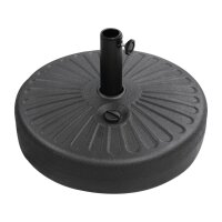 Bolero Sonnenschirm Sockel Schwarz 20Ltr