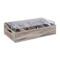 APS Besteckschublade mit Deckel 510x280mm dunkelbraun